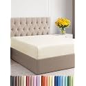 Queen Fitted Sheet - Single Fitted Sheet Only - Deep Pockets - Off White