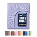 Queen Fitted Sheet - Single Fitted Sheet Only - Deep Pockets - Lavender