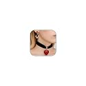 Queen of Hearts Earrings for Women Asymmetric Clock Poker Rabbit Dangle Earrings Red Heart Poker Drop Earring Queen of Hearts Costume Accessories Trendy Jewelry for Women