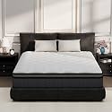10 Inch Queen Medium Firm Hybrid Mattress, Cooling Gel Memory Foam &amp; Pocket Coils, Motion Isolation, Reinforced Edge Support, Fiberglass-Free, CertiPUR-US Certified, Bed in a Box