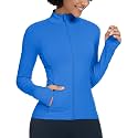 Queenie Ke Womens Running Jackets with Zipper Pockets