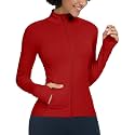 Queenie Ke Womens Running Jackets with Zipper Pockets