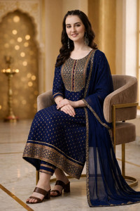 Queens Fab Women Kurta Pant Dupatta Set
