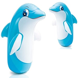 bop bag hit me toys for child age 4 years hit me toys dolphin shape large size pack of 1