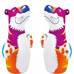 queenzomy bop bag hit me toys for child age 4 years hit me toys tiger large size i pack of 1