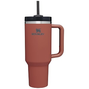 the quencher h20 flowstate tumbler soft matte  40 oz red rust