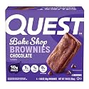 Quest Nutrition Bake Shop, Chocolate Brownies, 10g Protein, 2g Net Carbs, 1g Sugar, 1.98 Ounce (Pack of 24)