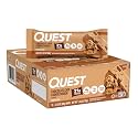 Quest Nutrition Chocolate Chip Cookie Dough Protein Bars, High Protein, Low Carb, Gluten Free, Keto Friendly, 12 Count (Pack of 12)
