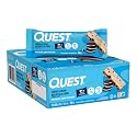 Quest Nutrition Cookies &amp; Cream Protein Bars, 21g Protein, 12 Count