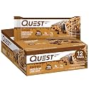 Quest Nutrition Dipped Chocolate Chip Cookie Dough Protein Bars, 12 Count (Pack of 12)