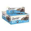 Quest Nutrition Dipped Chocolate Cookies &amp; Cream Protein Bars, 12 Count
