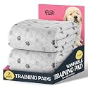 Quick-Dry Washable Pee Pads for Dogs - 2-Pack Superior Reusable Puppy Pads Pet Training Pads – 100% Waterproof Dog Pee Pad Protects Against Urine Leakage, Non-Slip Grip Prevents Slipping and Bunching.