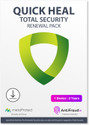 QUICK HEAL Renewal 1 PC PC 3 Years Total Security Compatible with Windows (Email Delivery - No CD)