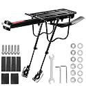 Quick Release Bike Cargo Rack with Mudguard, Black