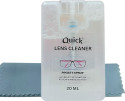 Quick Spectacles And Sunglasses Cleaning Pocket Spray  Lens Cleaner (20 ml, 3x3 inch, Pack of 1)