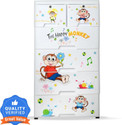 Quickmart Kids Cabinet 6 in 1 Plastic Free Standing Chest of Drawers