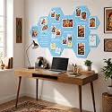 Quiet Canvas Hexagon Pinboard 1x1 ft Pack