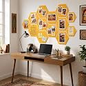 Quiet Canvas Hexagon Pinboard 1x1 ft Pack
