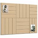 Quiet Canvas Parallel Pinboard 1x1 ft Pack
