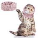 Quiet Ears for Dogs &amp; Cats - Ear Muffs for Anxiety Relief &amp; Noise Protection, Pink Snood