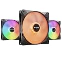 be quiet! Light Wings LX 140mm Black High-Speed ARGB PWM Fan, Triple Pack