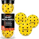 Quiet Pickleball Balls, 3-Pack Foam Practice Balls