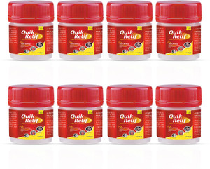 quik relif herbal balm  100 ayurvedic relief for cold headache  congestion balm 8 x 10 ml