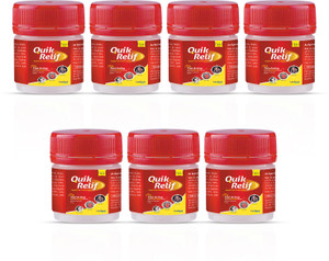 quik relif herbal balm  100 ayurvedic relief for cold headache  congestion balm 7 x 10 ml