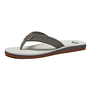 Quiksilver Carver Suede Flip Flops for Men