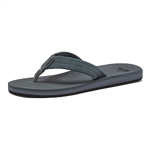 Quiksilver Carver Suede Flip Flops for Men