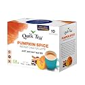 QuikTea Instant Chai Tea Latte Mix, Pumpkin Spice, 10 Sachets