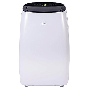 quilo portable air conditioner 10000 btu standing ac unit with dehumidifier and cooling fan for rooms up to 450 sq ft with easy-to-install window kit qp110wk