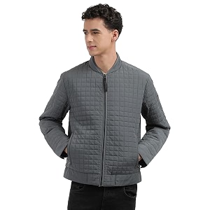 Quilted Regular Fit Polyester Jacket