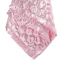 Quilted Satin Baby Blanket 48"x36" (Pink)