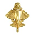 Colombian Emerald &amp; Multi-Material Options | Quimbaya Flyer Lapel Pin | Ancient Alien Golden Jets Collection