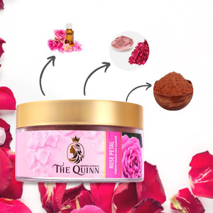 the quinn rose petal powder foaming face cleanser