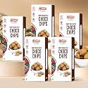 Quipps Short Bread Bites Choco Chips Cookies | 18% Dark Chocolate Chips | Whole Wheat Atta | No Maida | Made with White Butter | No Palm Oil | No Artificial Preservatives | Eggless Snack Biscuits for Tea Time &amp; Office Bre