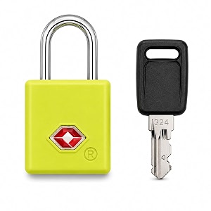QUIRA TSA Approved Travel Padlock with Key