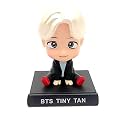 BTS Bangtan Boys Jin Phone Holder Car Decoration Bobblehead Action Figure