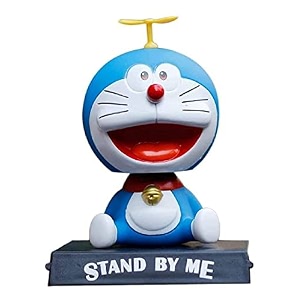 doraemon phone holder car decoration bobblehead