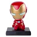 Iron Machine Phone Holder Bobblehead Action Figure for Car Dashboard, Office Desk &amp; Study Table