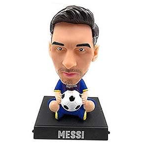 limited edition messi football superstars phone holder car decoration bobble head action figure