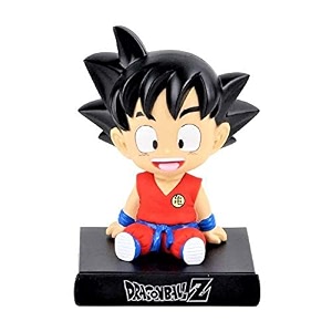 phone holder bobblehead action figure for car dashboard office desk amp study table pack of 1 goku