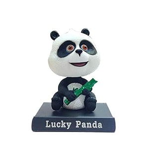 phone holder car decoration bobblehead panda