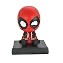 Phone Holder Car Decoration Bobblehead Action Figure (Dead-Pool)