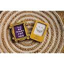 Engineered Wood Personalized Photo Frame Fridge Magnets Pack Of 2 | Digitally Printed (4X3 Inchesrectangular, Door Mount, Yellow)