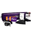 Quiver Time Purple Quiver Card Carrying Case - TCG Cards Deck Box Holder for Trading Cards, MTG Bag Playing Card Case (+Wrist &amp; Shoulder Strap, Dividers, Separators, Corner Pads + 100 Apollo Sleeves)