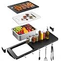QuliMetal Folding Front Shelf for Traeger Pro 34