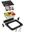 QuliMetal Grill Side Table for Weber Searwood 600/600XL/Smoque/Smoque XL