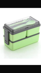 Qumins Rmd00024 3 Containers Plastic School Lunch